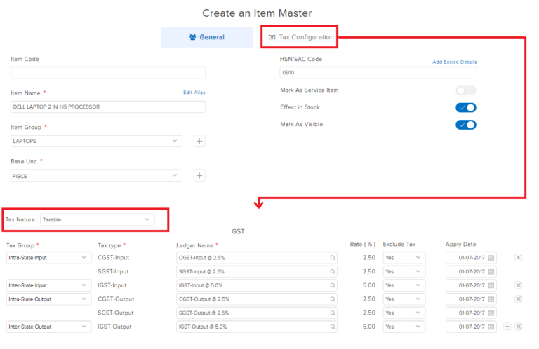 Configure RealBooks | Online Accounting Software India GST